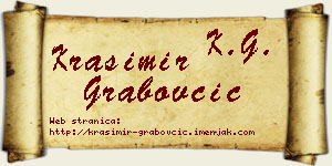 Krasimir Grabovčić vizit kartica
